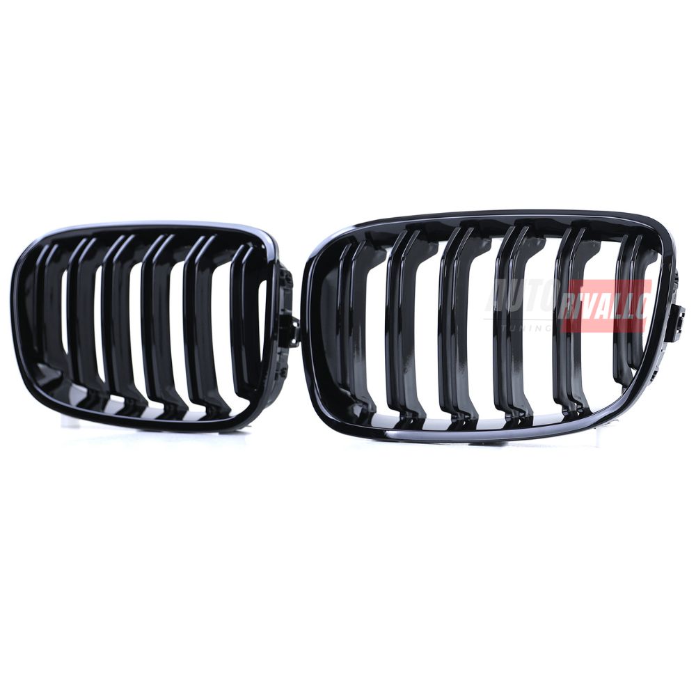 BMW Serie 1 F20 F21 2011-2014 Griglia M-Sport Look Nera - autorivallo