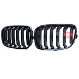 BMW Serie 1 F20 F21 2011-2014 Griglia M-Sport Look Nera - autorivallo