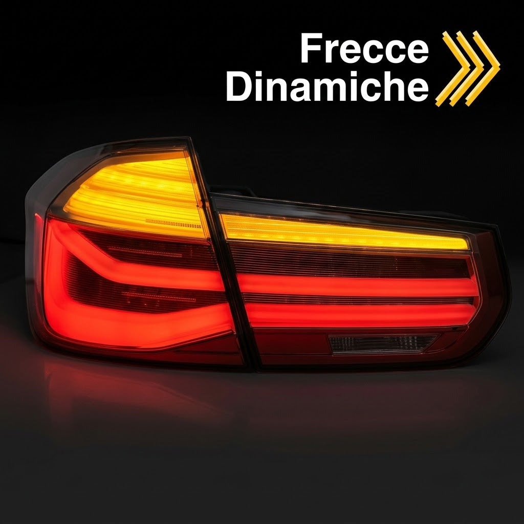 Fanale posteriore LED Lightbar BMW F30 con freccia dinamica