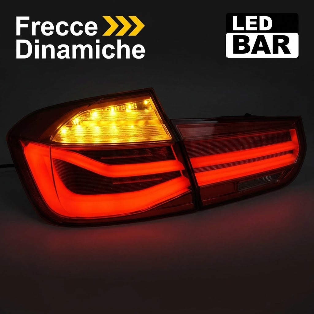 Fanali posteriori LED BMW F30 Lightbar design sportivo