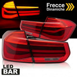 BMW Serie 3 F30 2011-2019 fanali posteriori LED Lightbar con frecce dinamiche