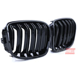 BMW Serie 1 F20 F21 2011-2014 Griglia M-Sport Look Nera - autorivallo