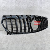 Griglia radiatore panamericana per Mercedes CLA 2016-2018 design GTR nero lucido