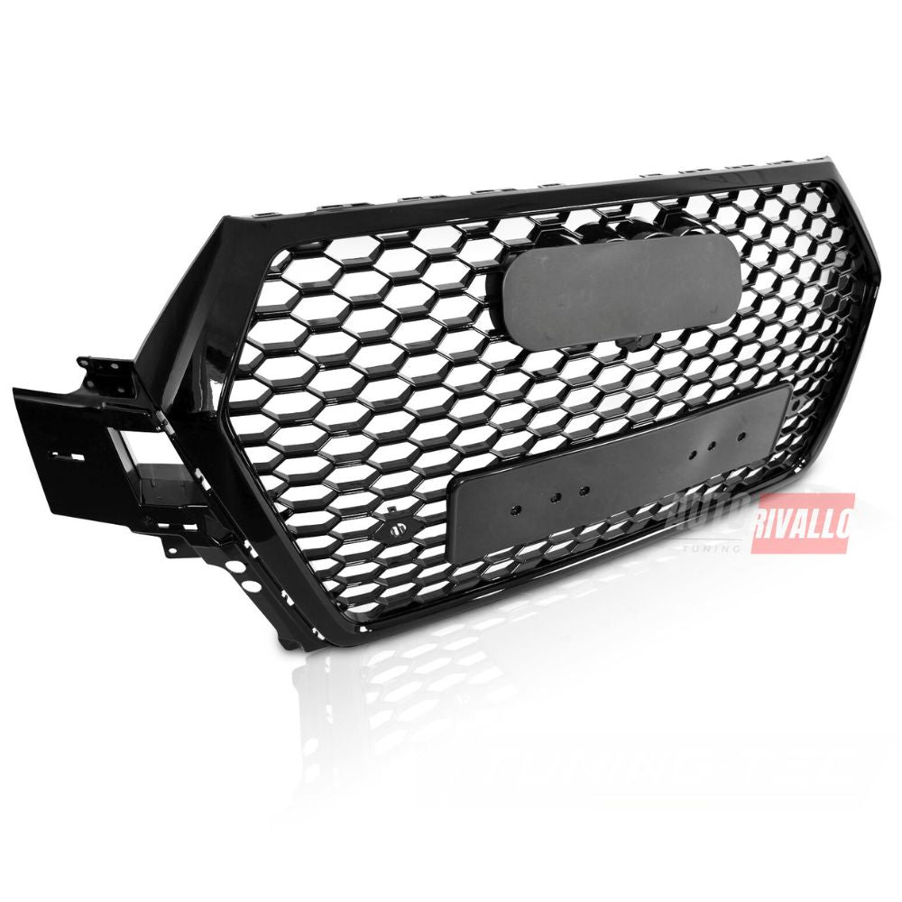 Audi Q7 4M 2015-2019 Griglia Anteriore RSQ7 Look Nero Lucido