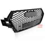 Audi Q7 4M 2015-2019 Griglia Anteriore RSQ7 Look Nero Lucido