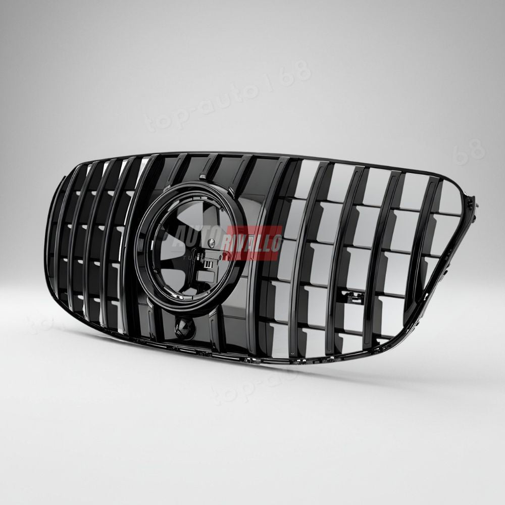 Mascherina frontale nero lucido AMG GTR per Mercedes GLS X167 Restyling