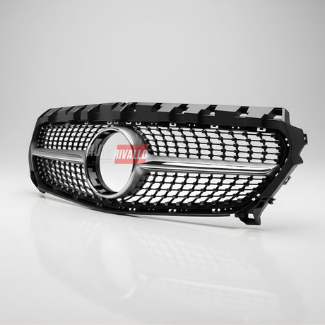Griglia Tuning Mercedes CLA 2015-2019 Diamond silver - Upgrade estetico per un impatto visivo forte.