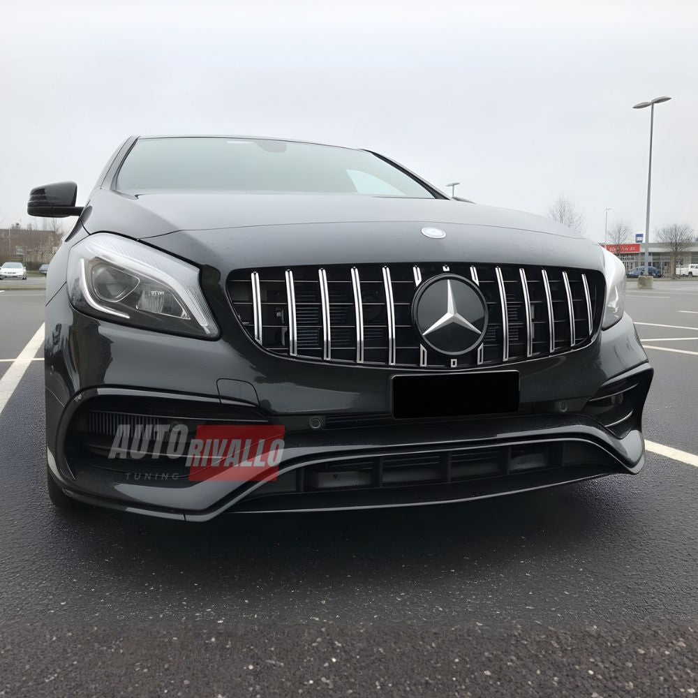 Mercedes A W176 2015-2018 Griglia Radiatore AMG GTR Look - autorivallo