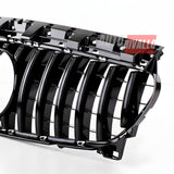 Immagine ravvicinata griglia Panamericana CLA X117. Qualità premium per un frontale dinamico