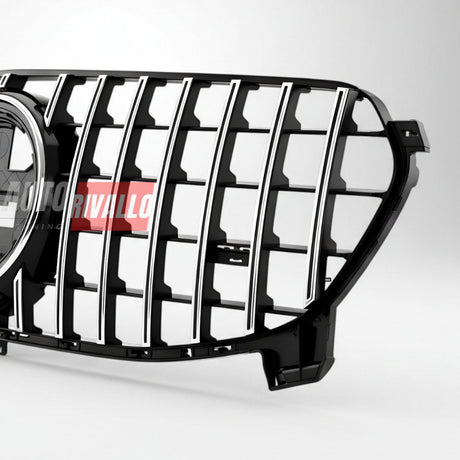 Immagine ravvicinata della griglia anteriore Mercedes GLE W167 (V167/C167) con logo AMG 2019-2023.