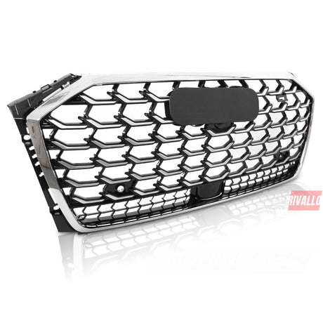 AUDI A8 D5 2021+ Griglia Anteriore S-Line Look - Nero Cromato