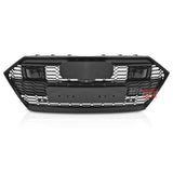 AUDI A7 C8 4K 2018-2023 Griglia Anteriore RS7 Look Nero Lucido
