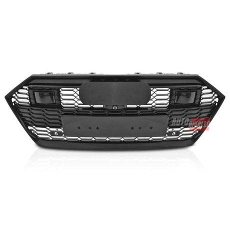 AUDI A7 C8 4K 2018-2023 Griglia Anteriore RS7 Look Nero Lucido
