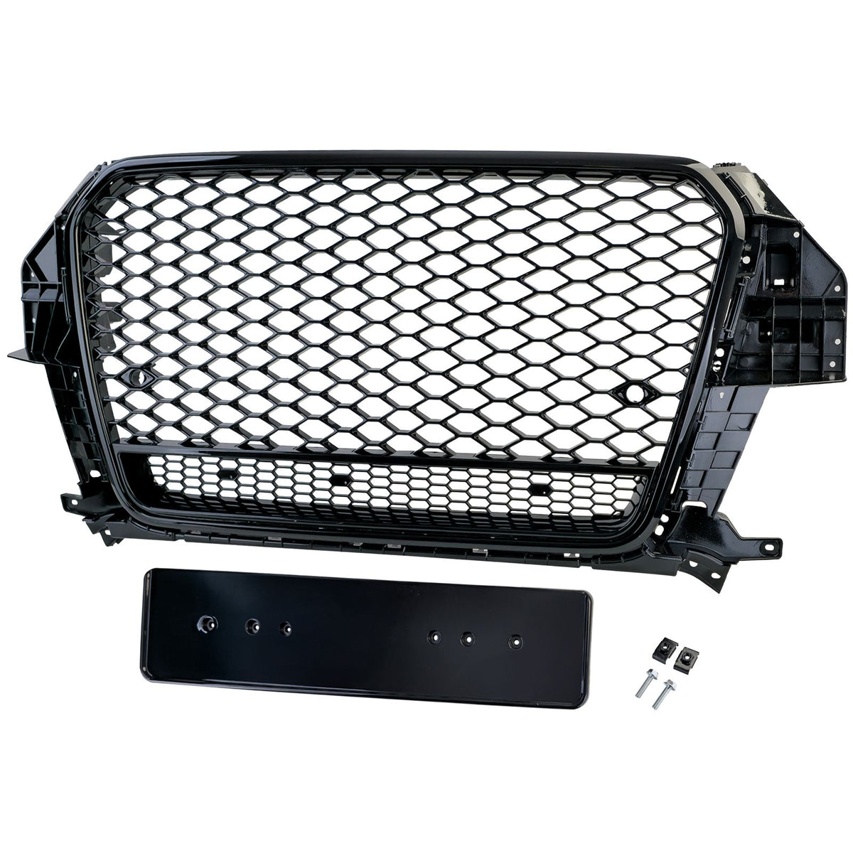 Calandra RSQ3 Look Audi Q3 8U nera lucida con portatarga