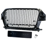 Calandra RSQ3 Look Audi Q3 8U nera lucida con portatarga