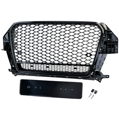 Calandra RSQ3 Look Audi Q3 8U nera lucida con portatarga