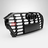 Calandra Audi Q3 F3 2018-2025 sportiva. S-Line nero lucido per un impatto visivo premium