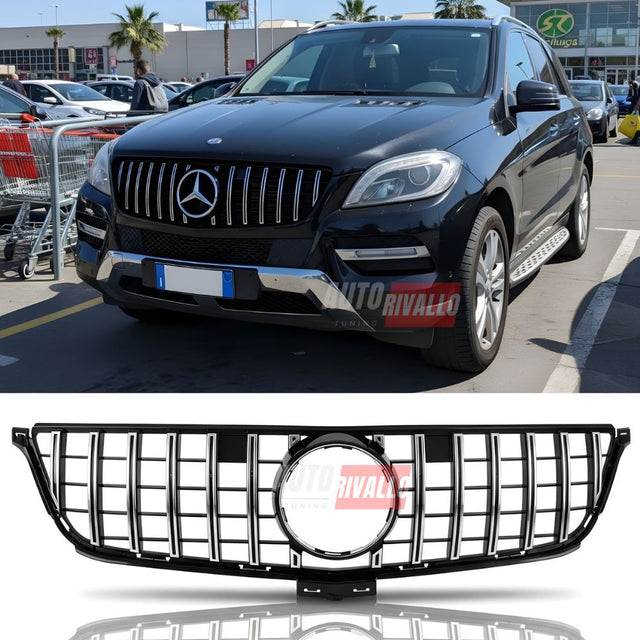 Griglia Panamericana Mercedes Classe M W166 2011-2015 cromata. Design AMG Style premium