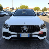 Calandra AMG Style Panamericana compatibile Mercedes GLC 2019-2022 upgrade estetico