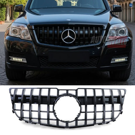 Calandra anteriore AMG GT Panamericana nera lucida per Mercedes GLK X204 2008-2012