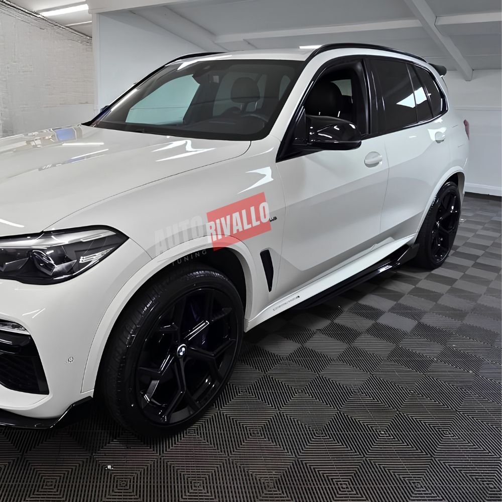 Calotte Retrovisori BMW X3 G01 X4 G02 X5 G05 Nero Lucido