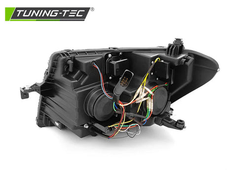 VW Crafter II 2017-2024 Fari Anteriori LED Light Tube Nero - autorivallo