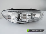 VW Scirocco 2008-2014 Fari Anteriori LED DRL Cromati (Xenon)