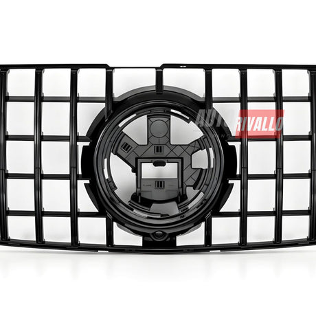 Immagine frontale della griglia AMG Look nero lucido. Mercedes GLE W167 2019-2023