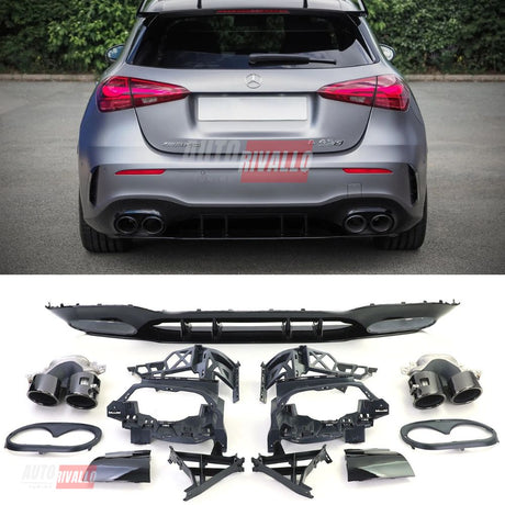 Mercedes A W177 2018-2022 Diffusore Posteriore AMG A45s Look