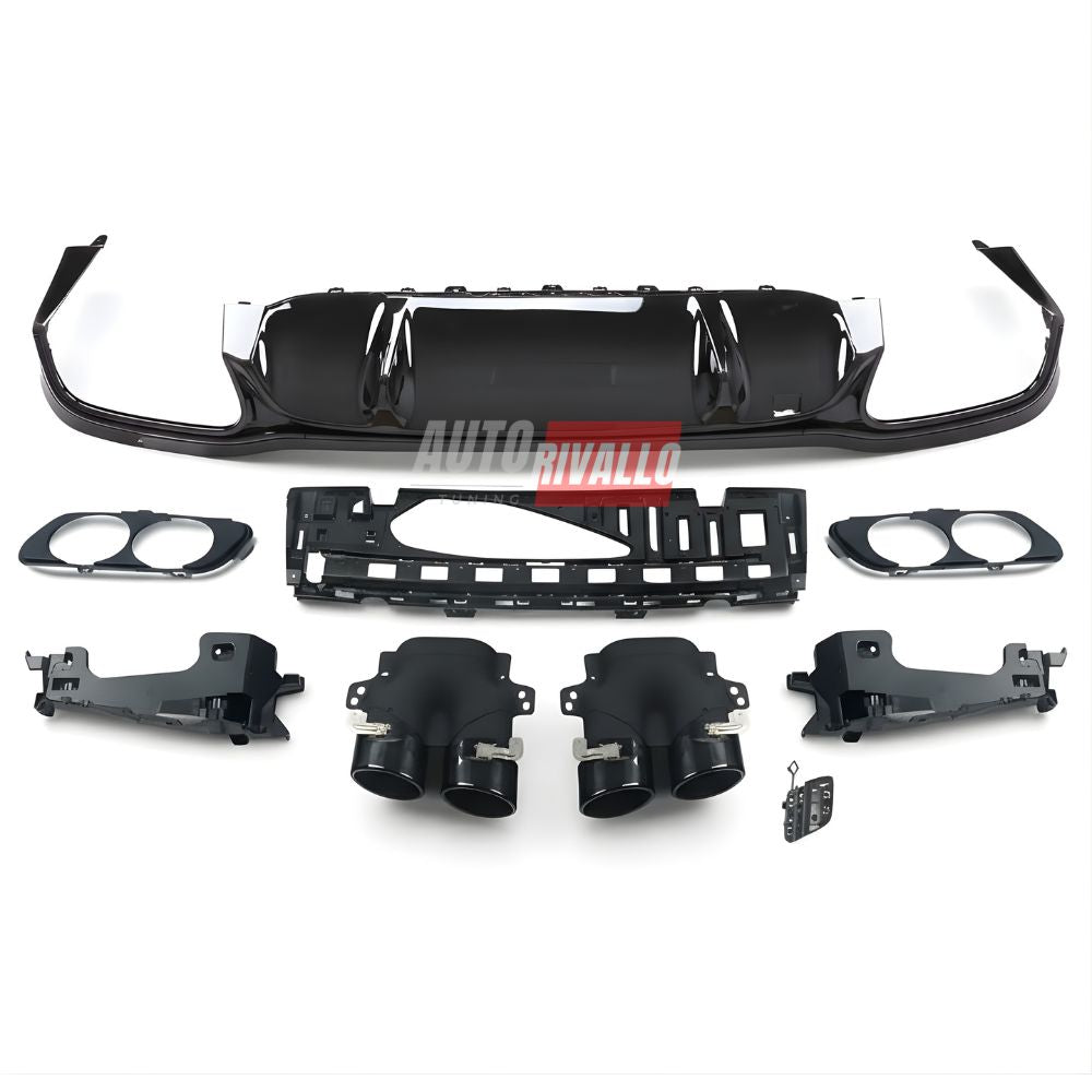 Mercedes Classe E W213 Berlina 2020-2023 Diffusore AMG E55 Look