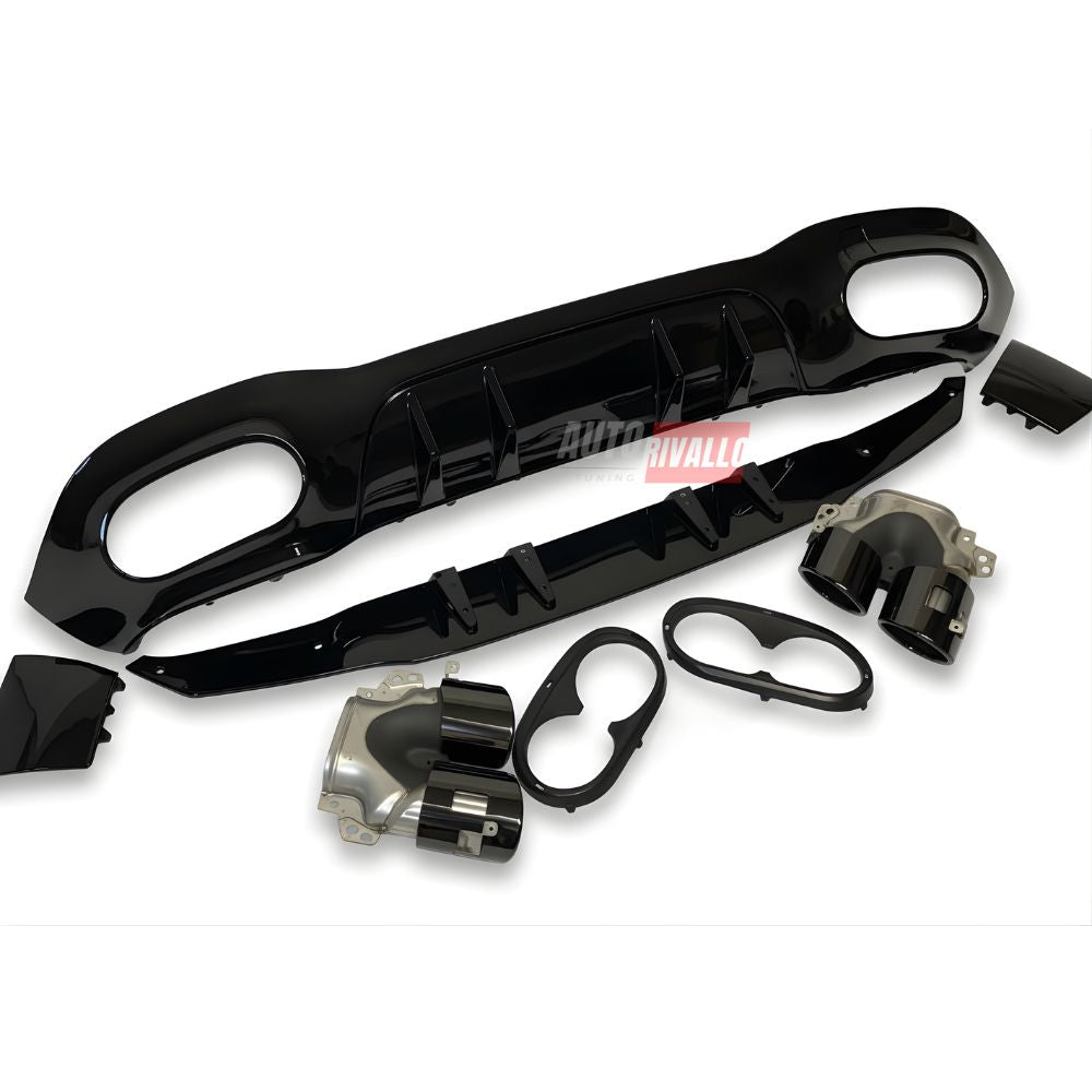 Mercedes A W177 (2023+) Diffusore Posteriore AMG A45s Look