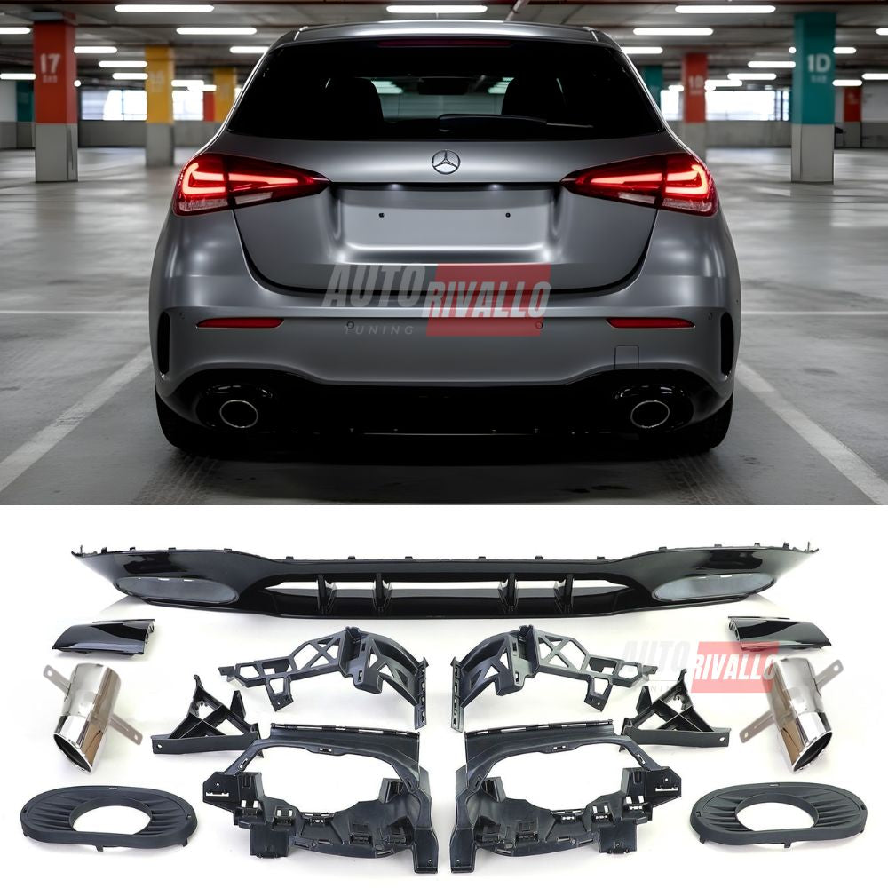 Mercedes Classe A W177 2018-2022 Diffusore AMG A35 Look