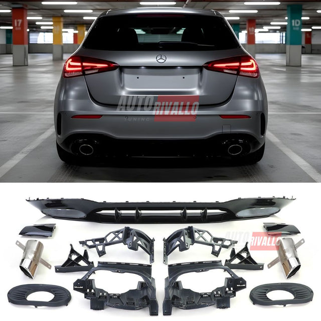 Mercedes Classe A W177 2018-2022 Diffusore AMG A35 Look