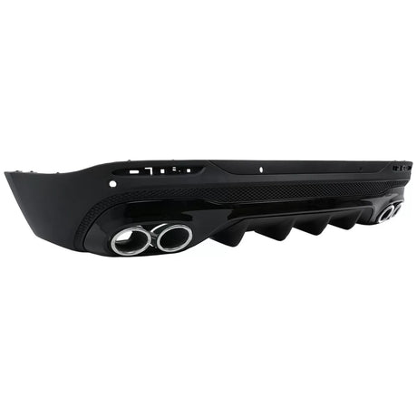 Diffusore Mercedes GLB X247 AMG GLB35 Look nero lucido terminali cromati