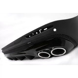 Diffusore posteriore Mercedes GLB X247 AMG GLB35 Style nero con quattro terminali
