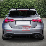 Mercedes A W177 2018-2022 Diffusore Posteriore AMG A45s Look