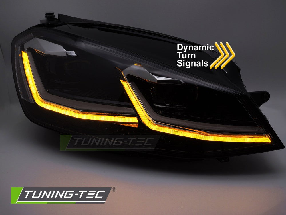 VW Golf 7 2012-2017 Fari Anteriori Full LED Stile R-Line - autorivallo