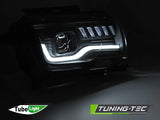 Chevrolet Camaro 2009-2013 Fari Anteriori LED Lightube Nero - autorivallo