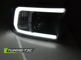 Dodge Ram 2009-2018 Fari Anteriori LED Light Tube Nero - autorivallo