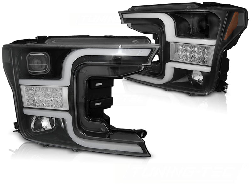 Ford F-150 MK13 2017-2020 Fari Anteriori LED Light Tube - autorivallo