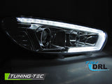 VW Scirocco 2008-2014 Fari Anteriori LED DRL Cromati (Xenon)