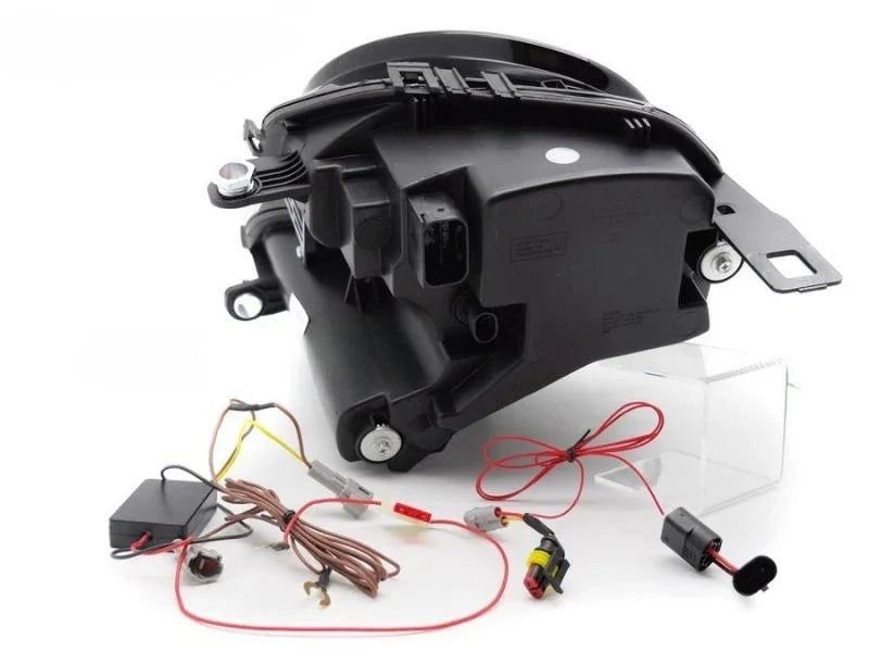 Mini R56 R57 2006-2014 Fari Anteriori Full LED Diurne Nero - autorivallo