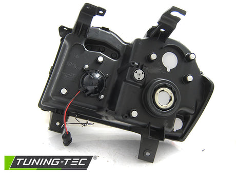 Jeep Grand Cherokee 2005-2008 Fari Anteriori LED Cromati - autorivallo