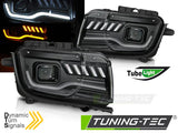 Chevrolet Camaro 2009-2013 Fari Anteriori LED Lightube Nero - autorivallo