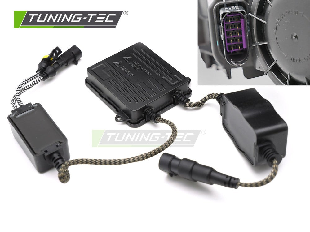 Audi A3 8V 2012-2016 Fari Anteriori LED Diurne Nero Xenon