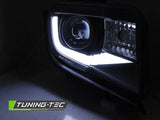 Chevrolet Camaro 2009-2013 Fari Anteriori LED Light Tube Nero - autorivallo