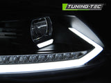 VW Touran II 2010-2015 Fari Anteriori LED DRL Nero - autorivallo