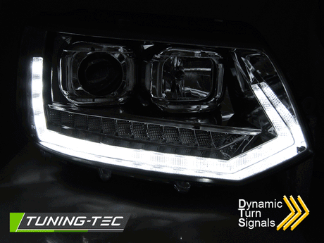 VW T5 2010-2015 Fari Anteriori LED  Freccia Sequenziale - autorivallo