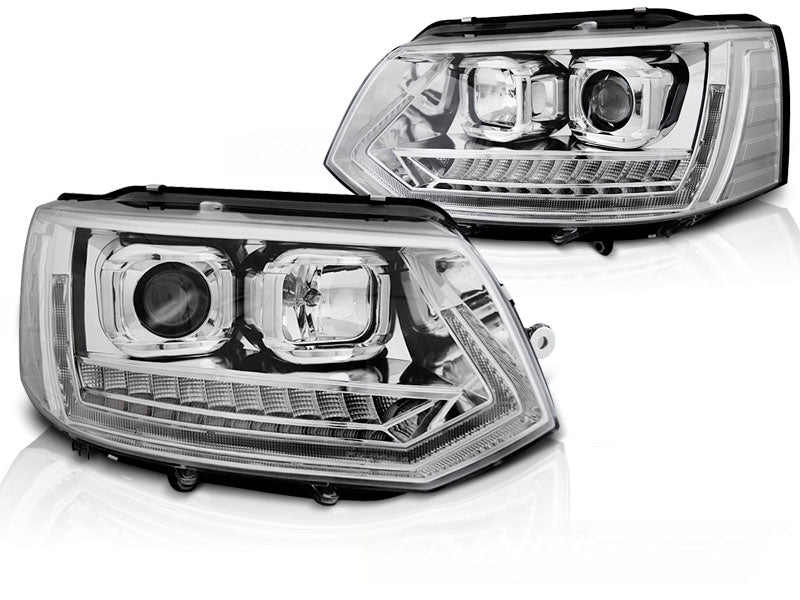 VW T5 2010-2015 Fari Anteriori LED  Freccia Sequenziale - autorivallo