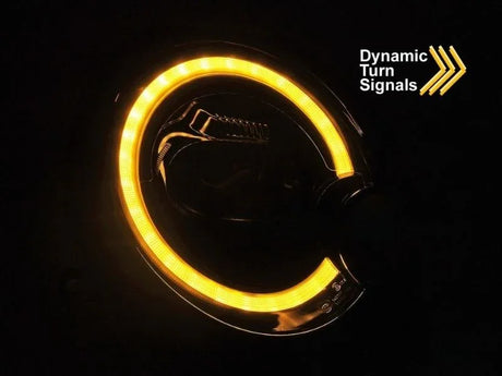 Mini R56 R57 2006-2014 Fari Anteriori Full LED Diurne Nero - autorivallo